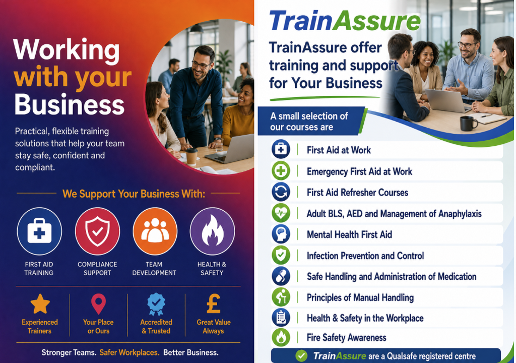 TrainAssure offering Support and Training to Businesses in Southwest England and South Wales